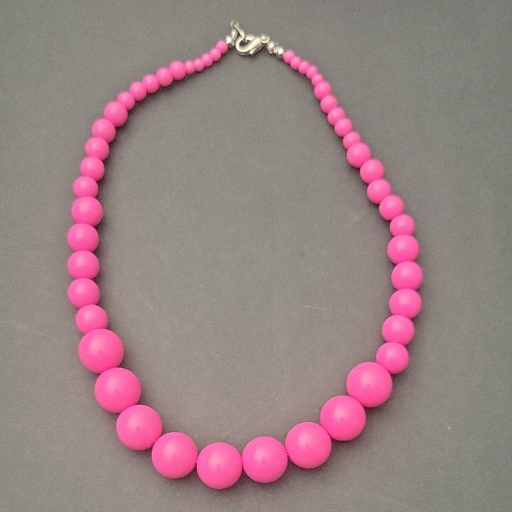 Pink Beaded Necklace